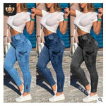 The New Aesthetic: Y2K Patchwork Wide Leg Mom Jeans