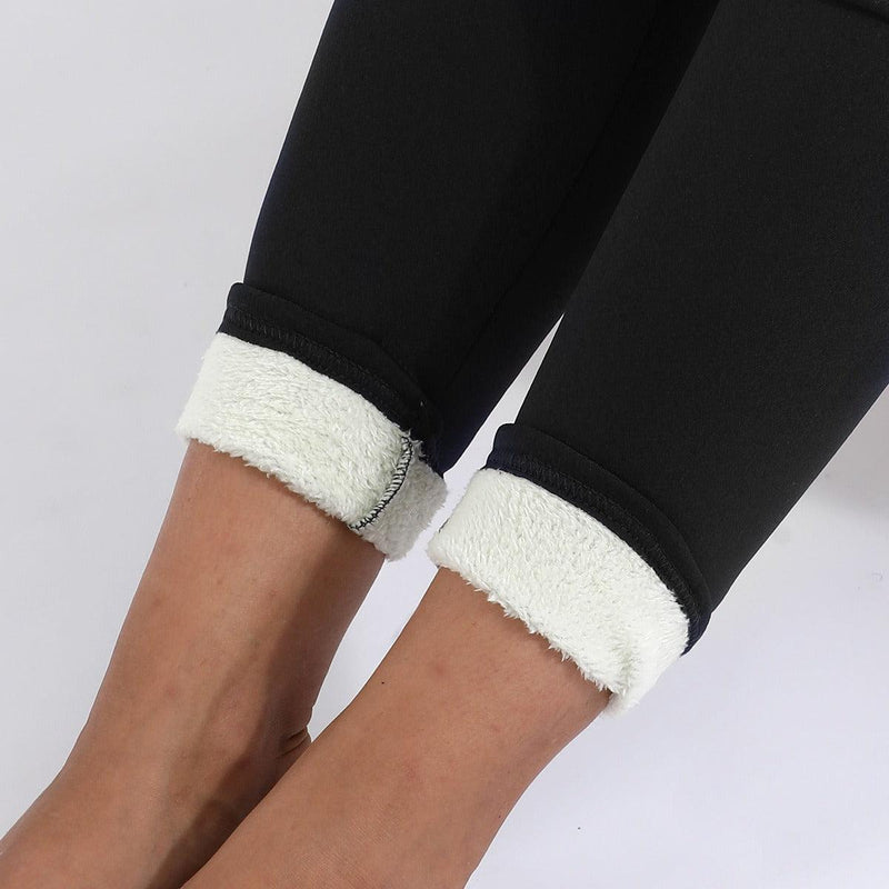 Large Size Plus Velvet Tight Thermal Pants - runwayfashionista.com