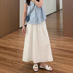 High-Waisted Midi Skirt