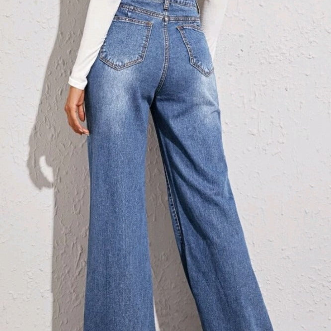 The New Era of Tailoring: High Waist Loose Denim Jeans