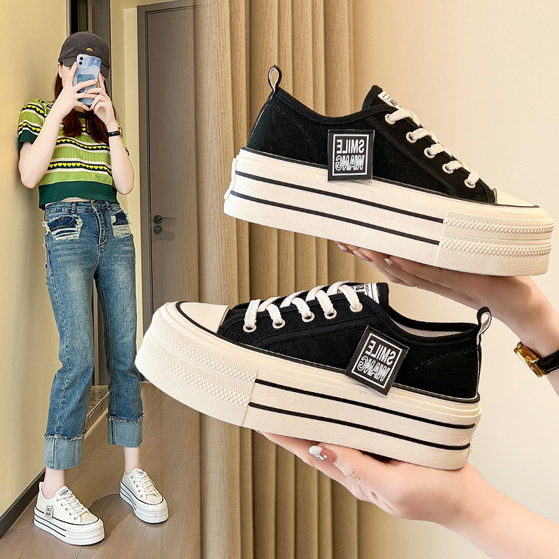 Sponge Cake Retro Board Casual Shoes