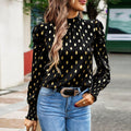 Round neck long sleeved shirt - runwayfashionista.com