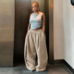 Retro Revival: The Ultimate Y2K Casual Wide-Leg Pants Guide! - khaki