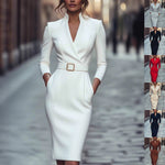 Effortless Elegance: The V-Neck Midi Dress