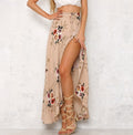 Bohemian Irregular Split Skirt