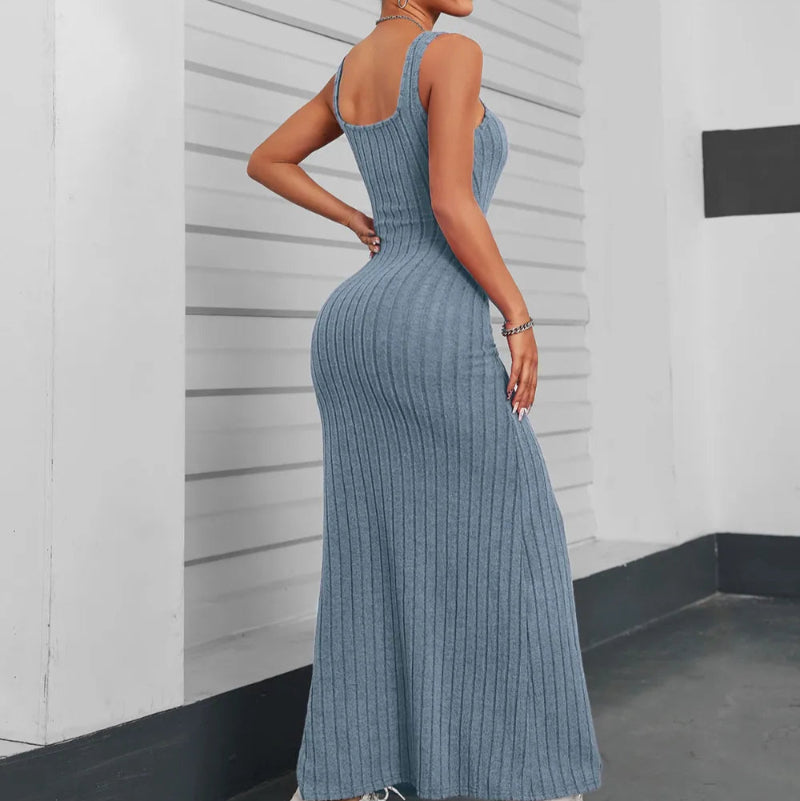 Ribbed Maxi Tank Dress