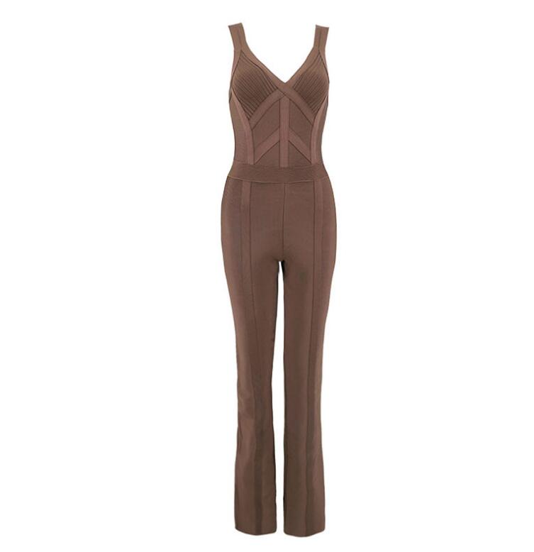 Bandage Jumpsuits Sleeveless