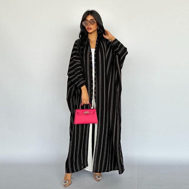 Zebra Print Abaya Cardigan