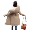 Big Fur Collar with Fleece Jacket