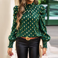 Round neck long sleeved shirt - runwayfashionista.com