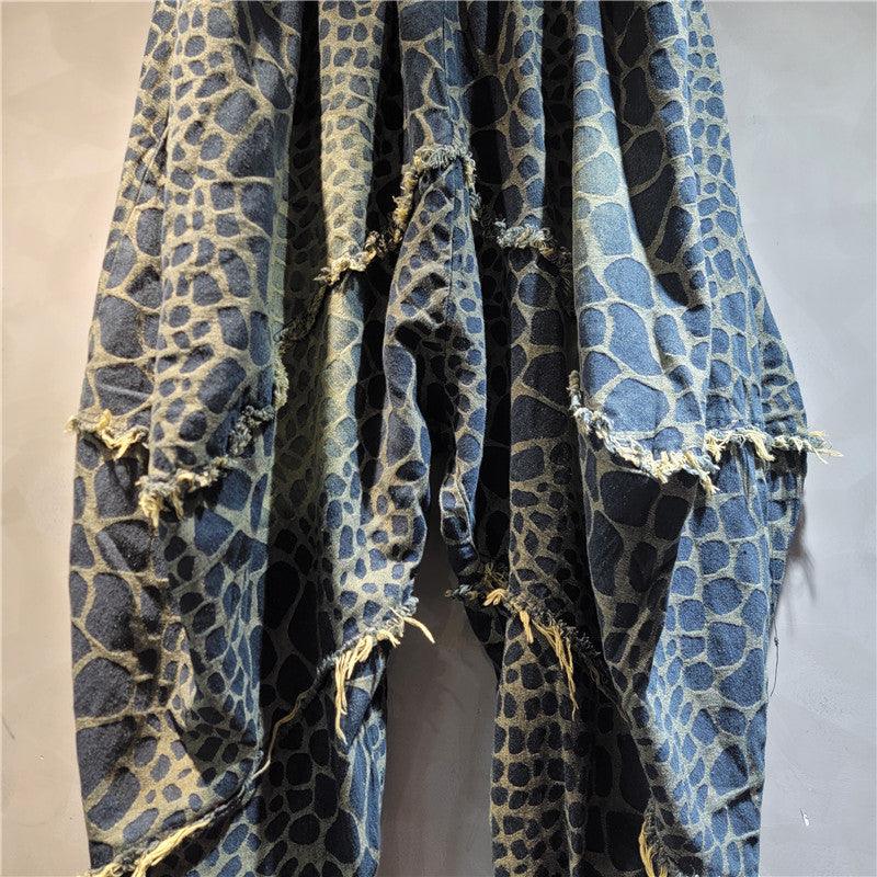 Loose Printed Harem Pants