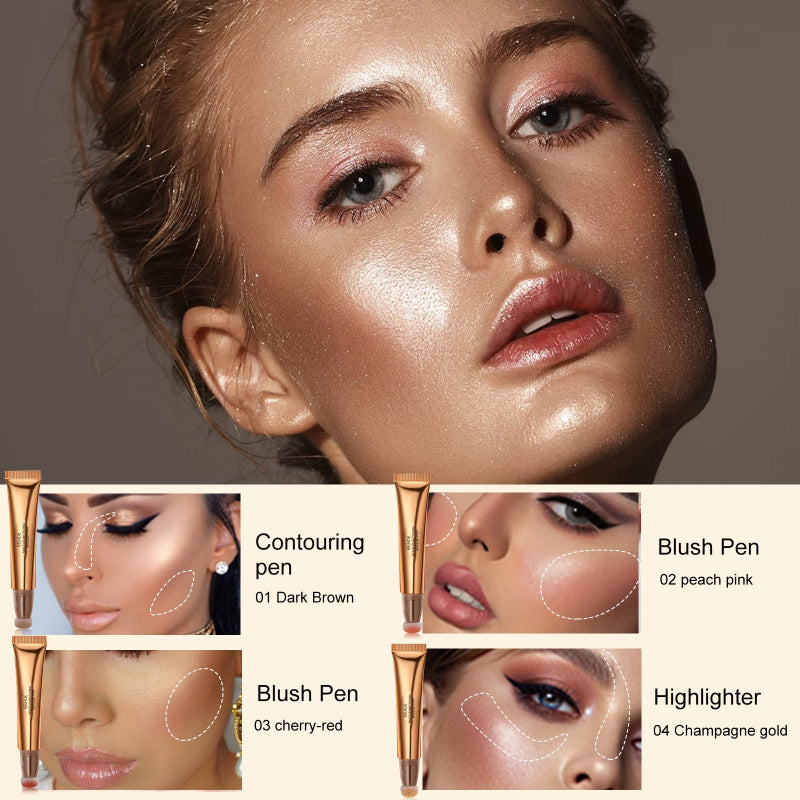 Three-Dimensional Liquid Contour Beauty Stick
