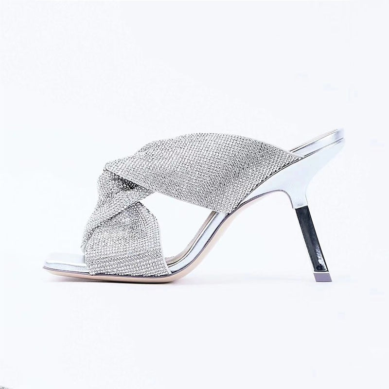 Matte plush ultra-high heel - runwayfashionista.com