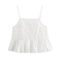 Sleeveless Ruffled Top