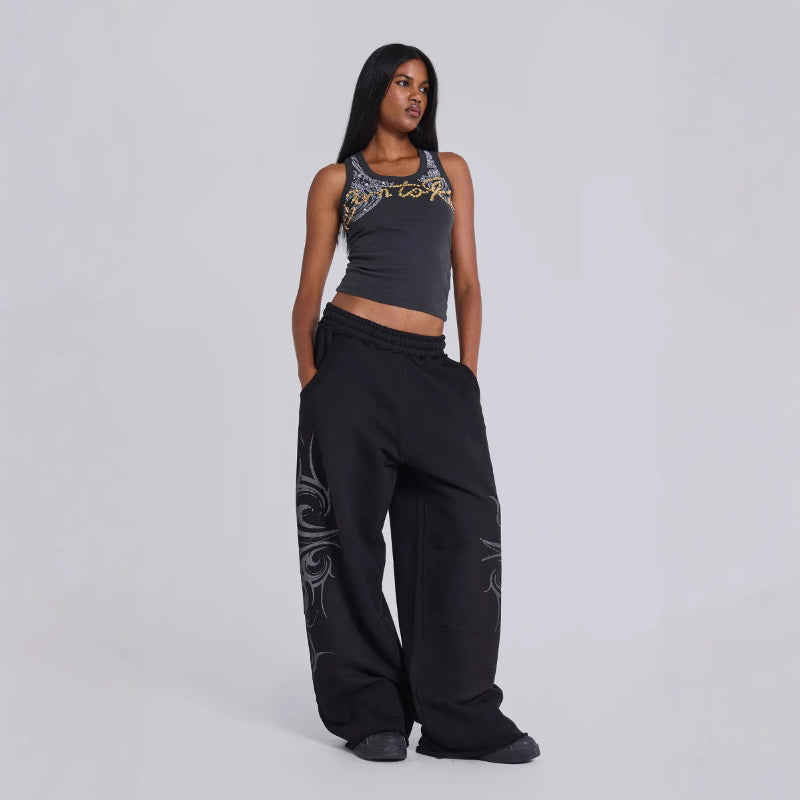 Hip Hop Casual Wide Leg Pants