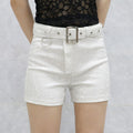 Hot Diamond High Waist Shorts - runwayfashionista.com