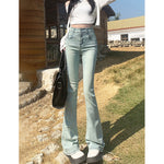 Street Style Unisex Flared Jeans