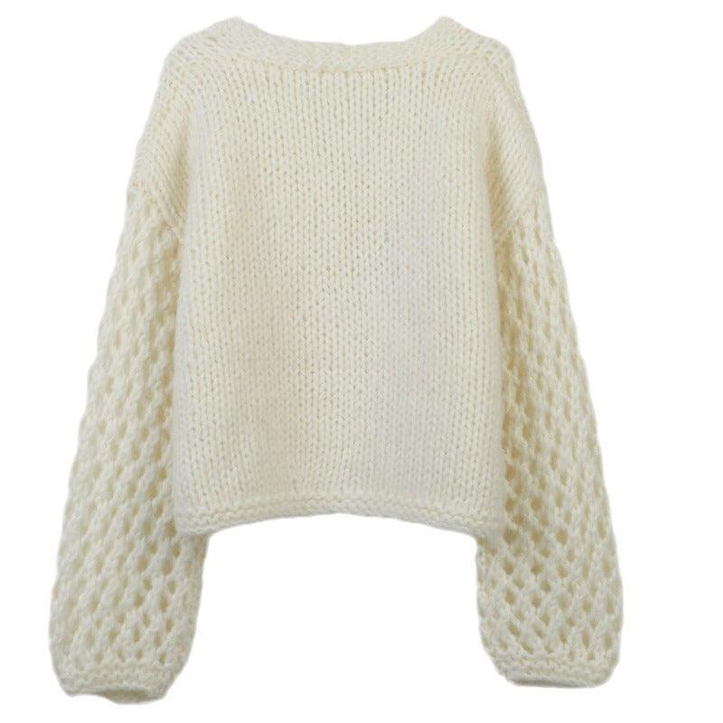 V-neck Long Sleeved Cardigan