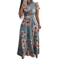 Boho Floral Print Maxi Dress - runwayfashionista.com