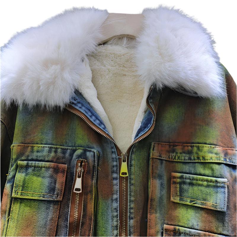 Fleecy Shorty Denim Jacket