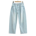 Wide-leg Jeans New Slimming High-waist