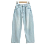 Wide-leg Jeans New Slimming High-waist