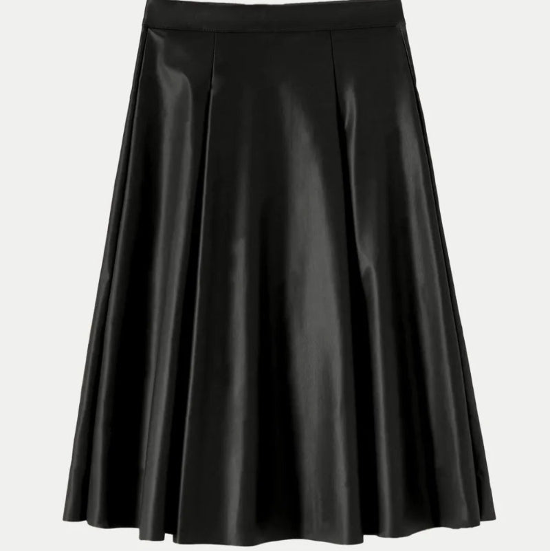 High Waist Skirt with Zipper