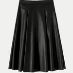 High Waist Skirt with Zipper