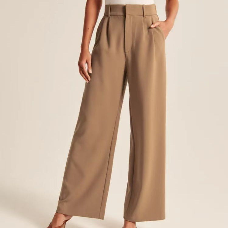 High waisted wide leg pants - runwayfashionista.com