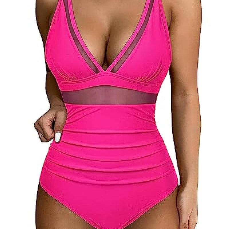 One piece hollow swimsuit