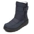 High Top Waterproof Plush Cotton Boots - runwayfashionista.com