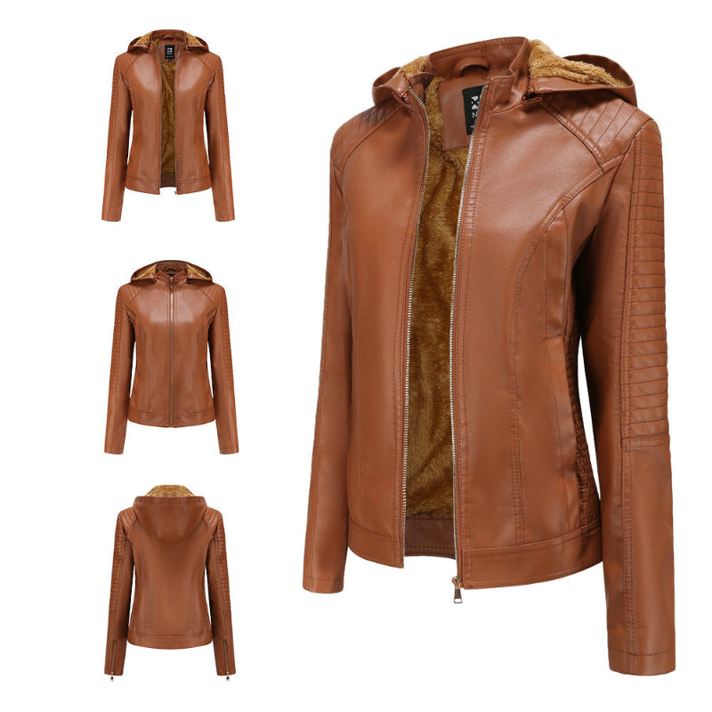 Gemini saidHooded Long Sleeved Jacket: The Ultimate Urban Essential - brown
