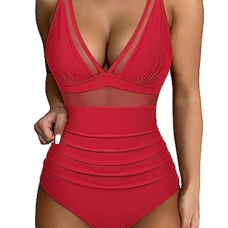 One piece hollow swimsuit
