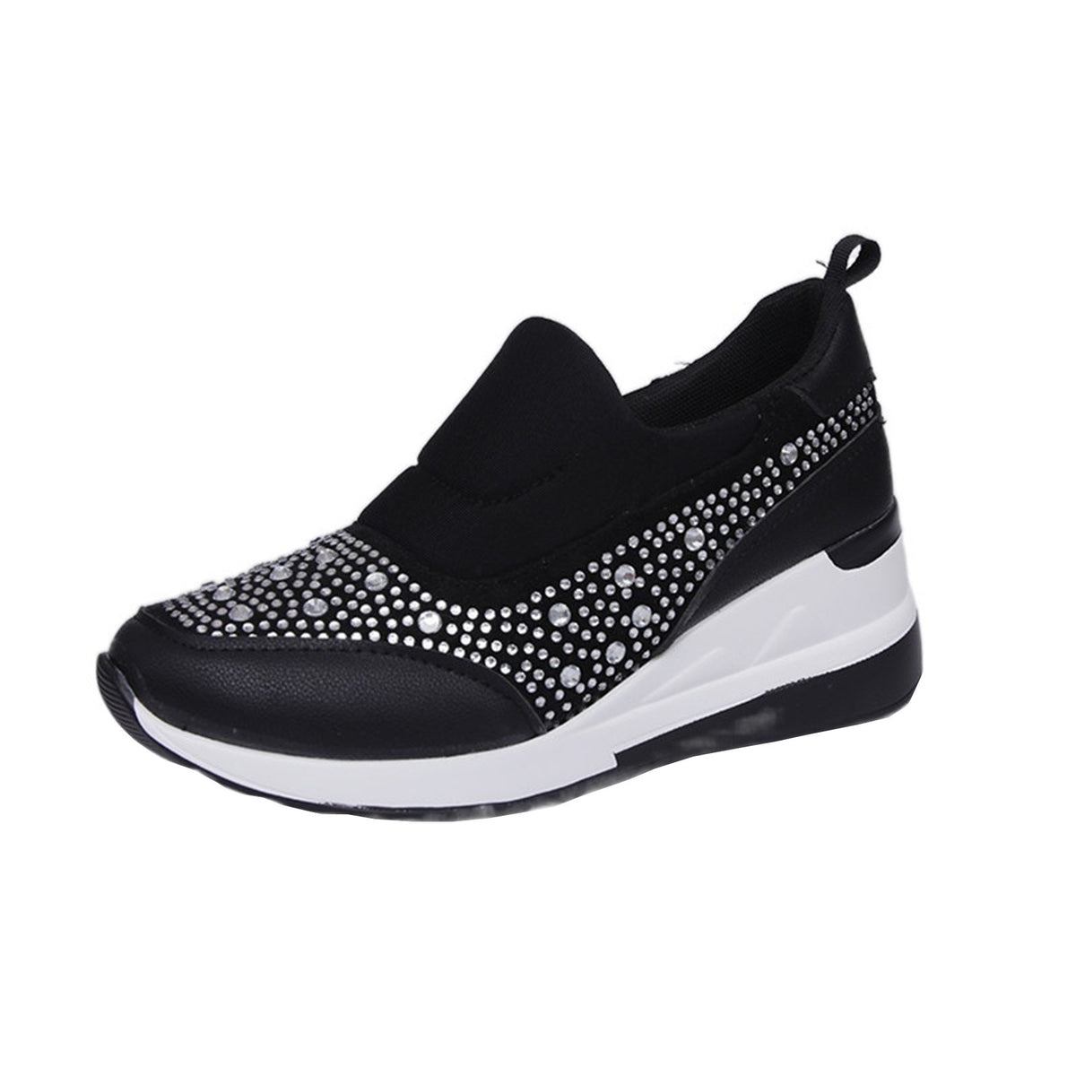 Large slope heel casual sports shoes - runwayfashionista.com