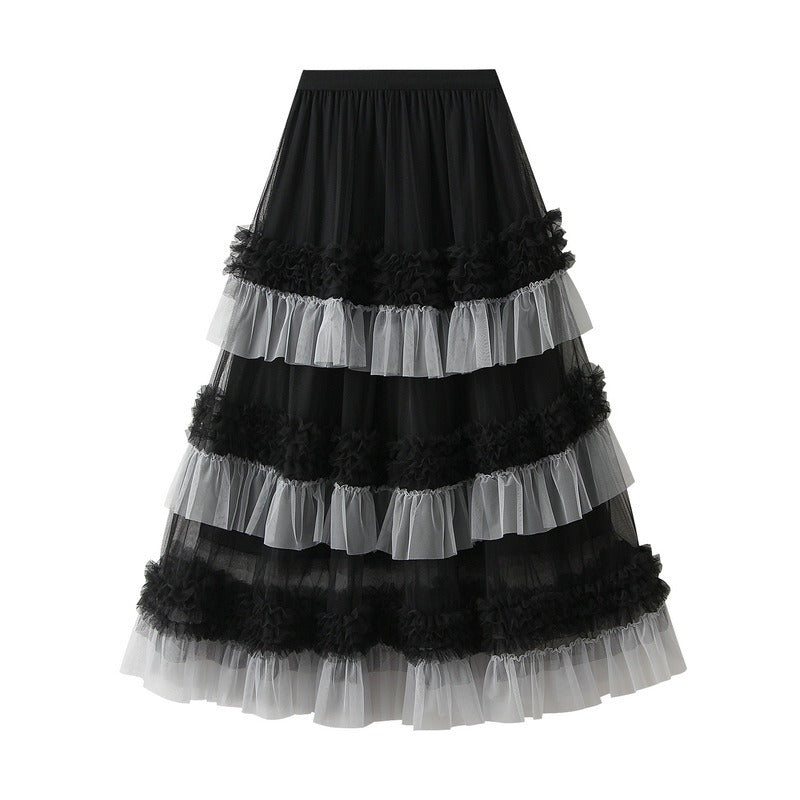 Big swing gauze skirt - runwayfashionista.com