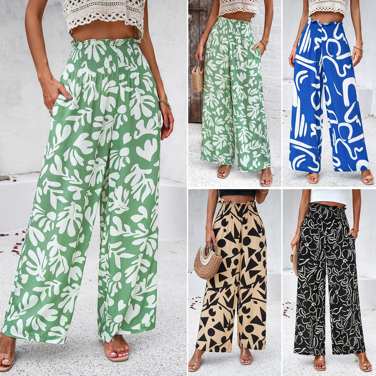 Elegance printed slacks - runwayfashionista.com