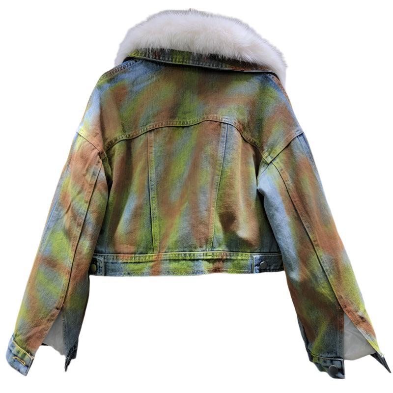 Fleecy Shorty Denim Jacket