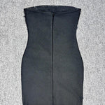Strapless Backless Mini Bandage Dress