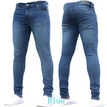 The Modern Silhouette: Men’s Essential Slim-Fit Denim - light blue