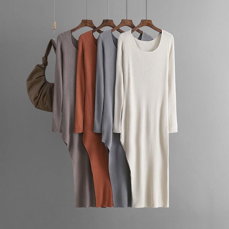 Slim Filt Long Dress