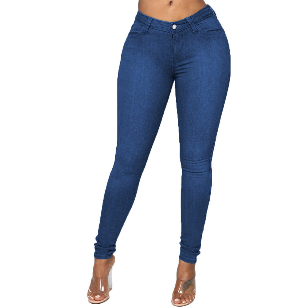 Fashionable High-Elasticity Hip-Lifting Jeans | All-Day Comfort & Style - rnwayfashionista.com