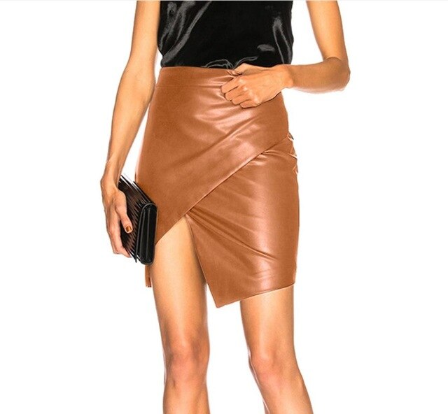 Short Split Mini Skirts - runwayfashionista.com