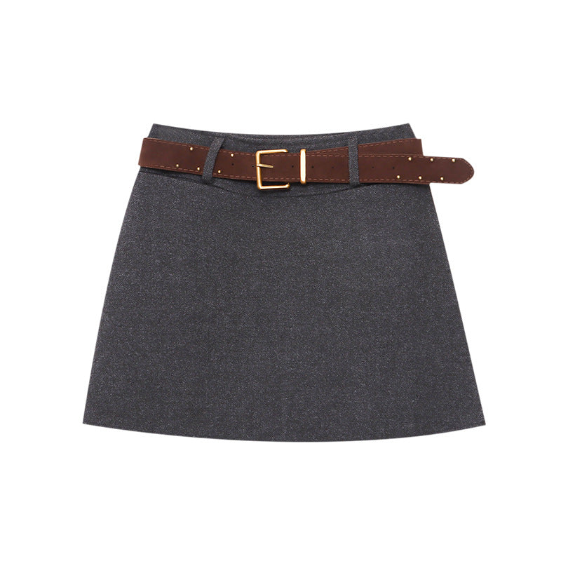 Structured A-Line Mini Skirt: Power Dressing