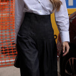 Elegant High-waist Wide-leg Jeans - denim