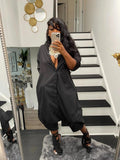 Loose Wide Leg Casual Jumpsuit - runwayfashionista.com