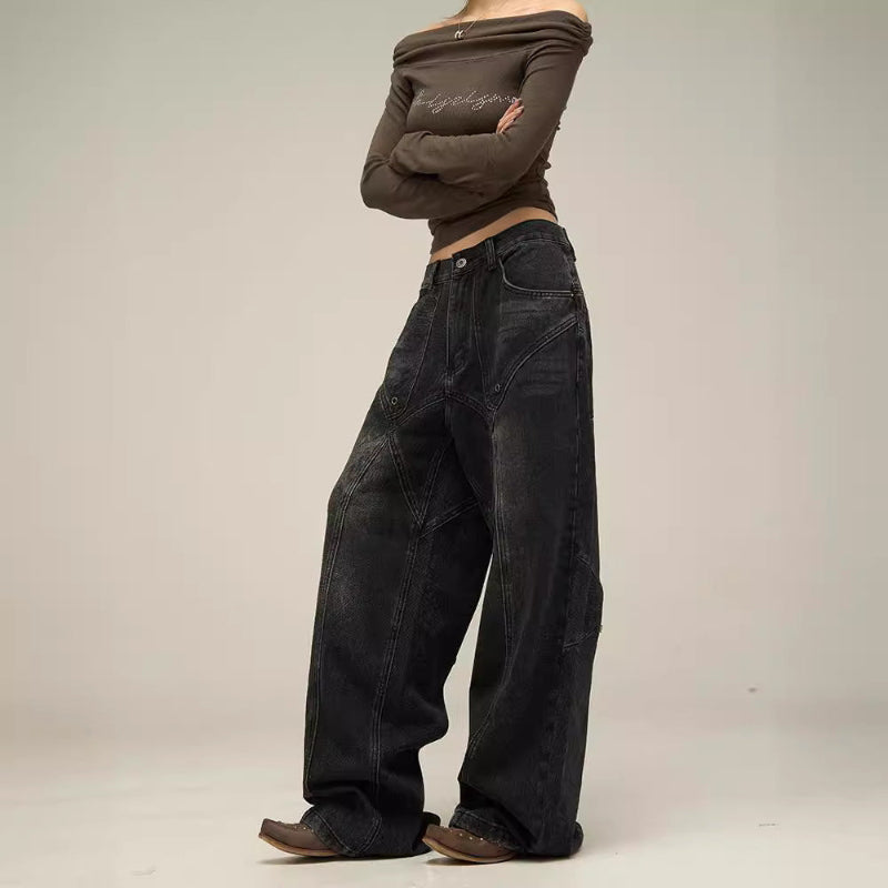 Niche Loose-fit Jeans, With A Minimalist And Cool Aesthetic