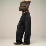 Niche Loose-fit Jeans, With A Minimalist And Cool Aesthetic