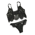 Lace bra g-string set - runwayfashionista.com