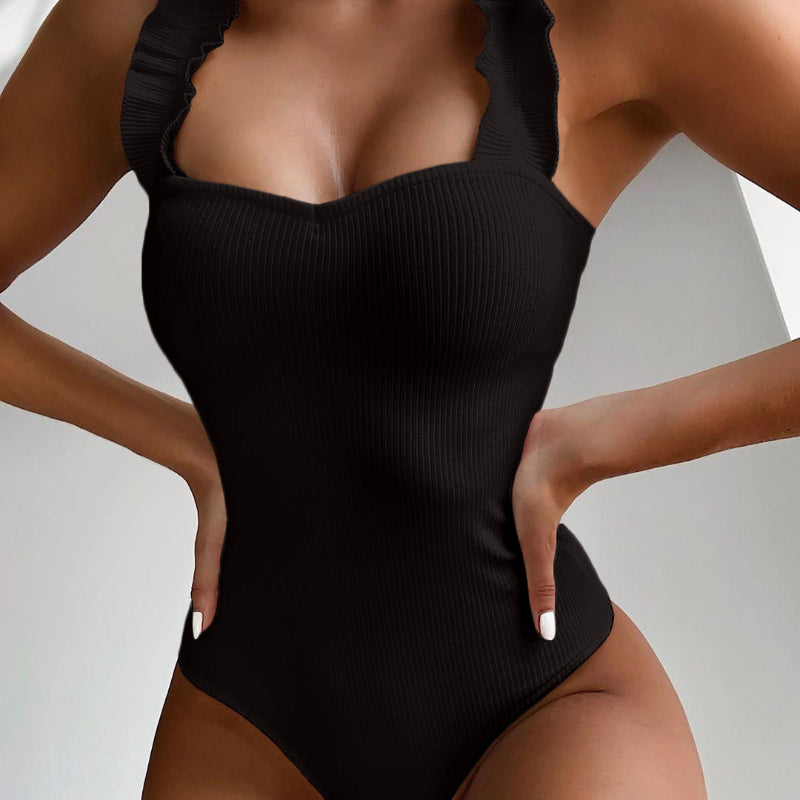 One Piece Ruffle Swimwear