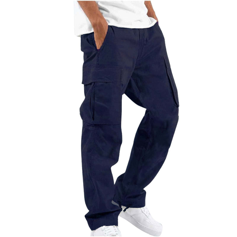 The Drawstring Utility Straight: Redefining Summer Commuter Chic - Navy Blue